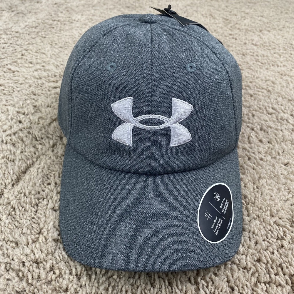 Under Armour UA Blitzing Hat Heather Gray/ Silver Adjustable Performance‎ Cap